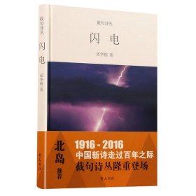 截句诗丛：闪电(精装)邱华栋著中国现当代诗歌文学书籍