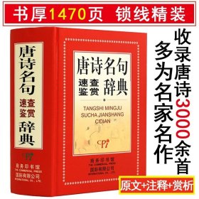 唐诗名句速查鉴赏辞典（精装版）古典诗词中国文学鉴赏辞典好诗不厌百回读中国古典诗词名篇诵读唐诗简史书书籍