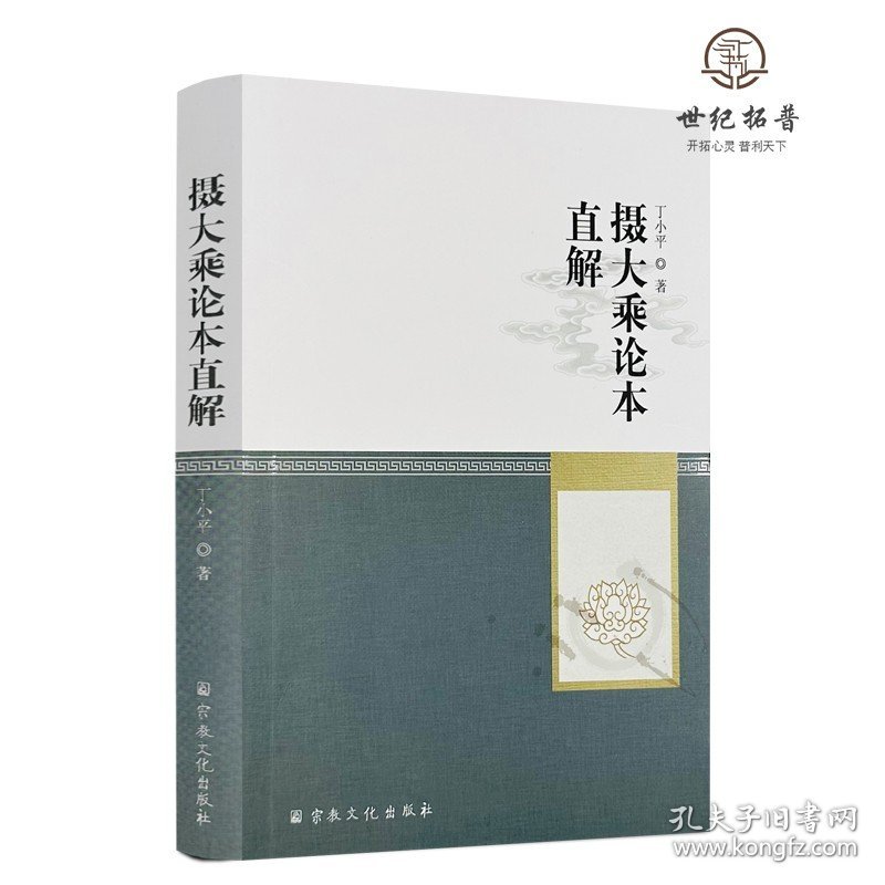 正版 摄大乘论本直解 丁小平著 宗教文化出版社422页