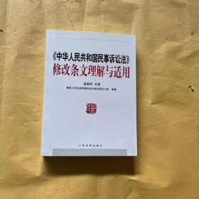 《中华人民共和国民事诉讼法》修改条文理解与适用