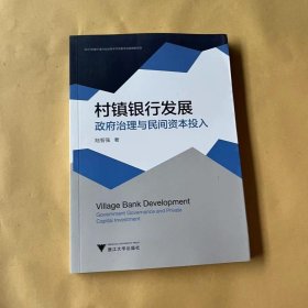 村镇银行发展政府治理与民间资本投入