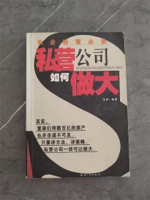 私营公司如何做大