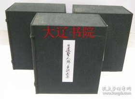 日莲圣人御真迹大集（ 1985年 大16开 3函19册全）