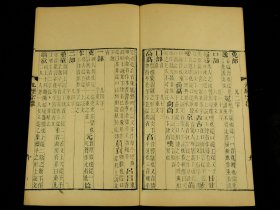 【希见古籍】清同治精刻善本【九经字样】原装1册一套全。牌记书“唐石刻本用祁门马氏小玲珑山馆本补”。一种辨正经传文字形体的书。是书开本宏阔26X16厘米，初刻初印，墨色如漆，版式精整,国风盈然，极为经典！珍藏级美品。