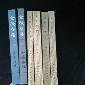 金陵春梦（1、2、3、4）五七，6本合售，品见图