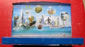 香港旅游纪念全套全品七件金属钥匙扣，早期香港旅游品甩卖，实拍，保真，少见