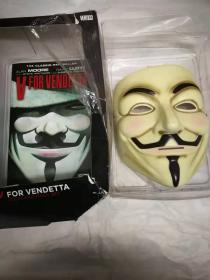 V字仇杀队豪华版 书附面具套装（盒子破损）V for Vendetta Deluxe Collector Set With Mask 原版