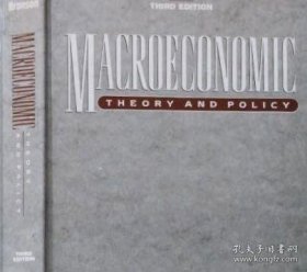 英文原版第三版精装本 普林斯顿威廉姆·布朗森《宏观经济理论与政策》高级宏观经济学 中级宏观经济学Macroeconomic theory and policy
