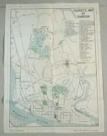 TOURIST'S MAP OF RANGOON