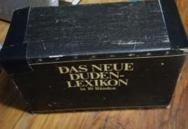 DASNEUE DUDEN LEXIKON（1-10）(德文原版，精装大32开彩印插图本，10卷全，原书盒）