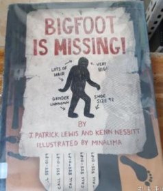 8开英文儿童绘本精装 bigfoot is missing