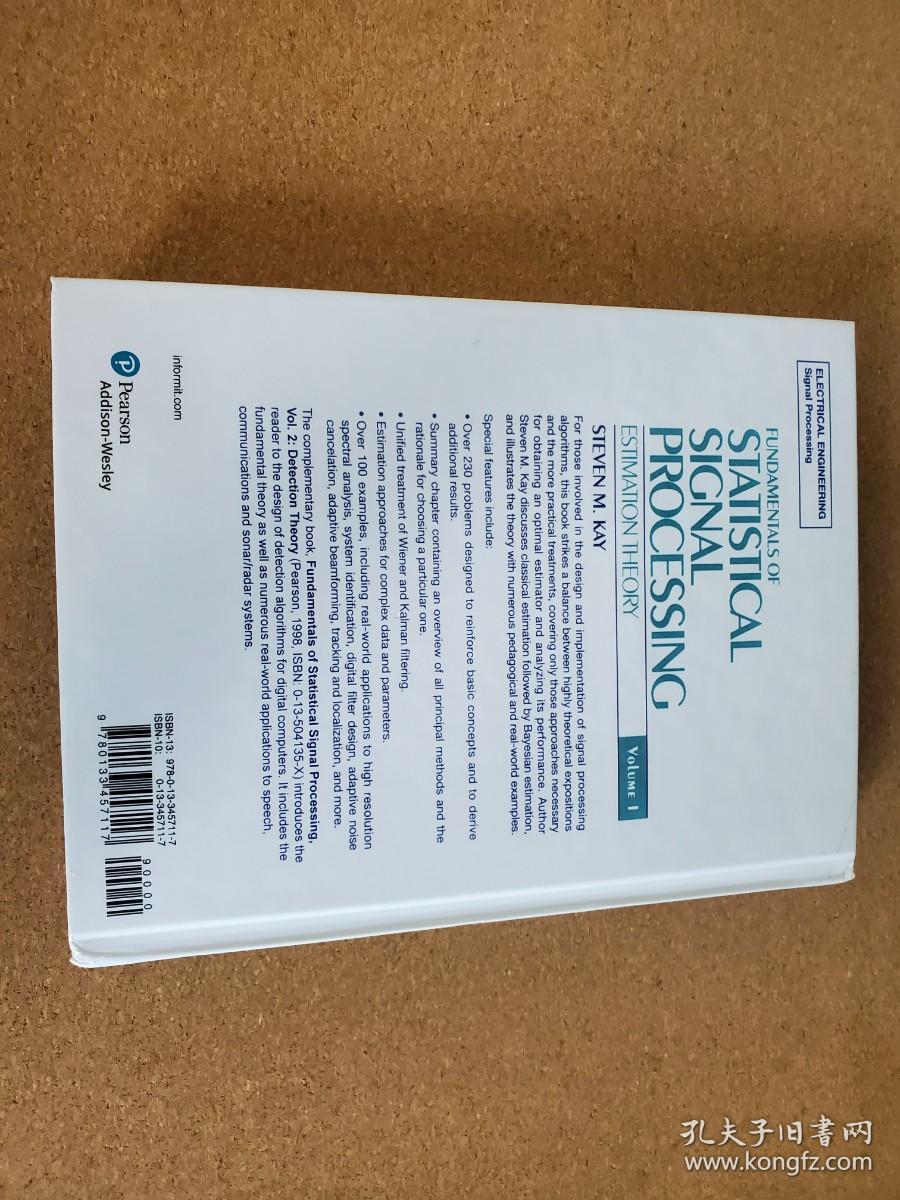 Fundamentals of Statistical Signal Processing: Estimation Theory Volume ...