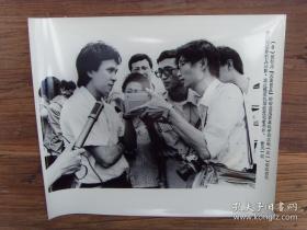 超大尺寸：1986年“登喜路”中国羽毛球公开赛在福州举行“天皇巨星”印尼名将林水镜