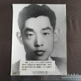 银盐超大尺寸：1949年上海解放前夕，杨新（江苏海门人，中共地下情报员）被害于宋公园（闸北公园）