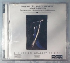CD音乐：György KURTÃG - WiTOLE LUTOSLAWSKISoftia GUBAIDULINA Quatuors à cordes /String Quartets /Stretcbquartette