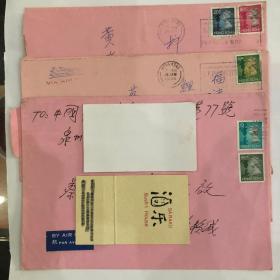 1994年香港寄福建泉州实寄封3枚，机盖宣传戳