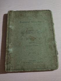 iiiustrat lons of regional anatomy   区域解剖学研究（民国1946年印 软精装）英文原版