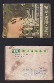 老版正版 连环画 《东京香港罗马》