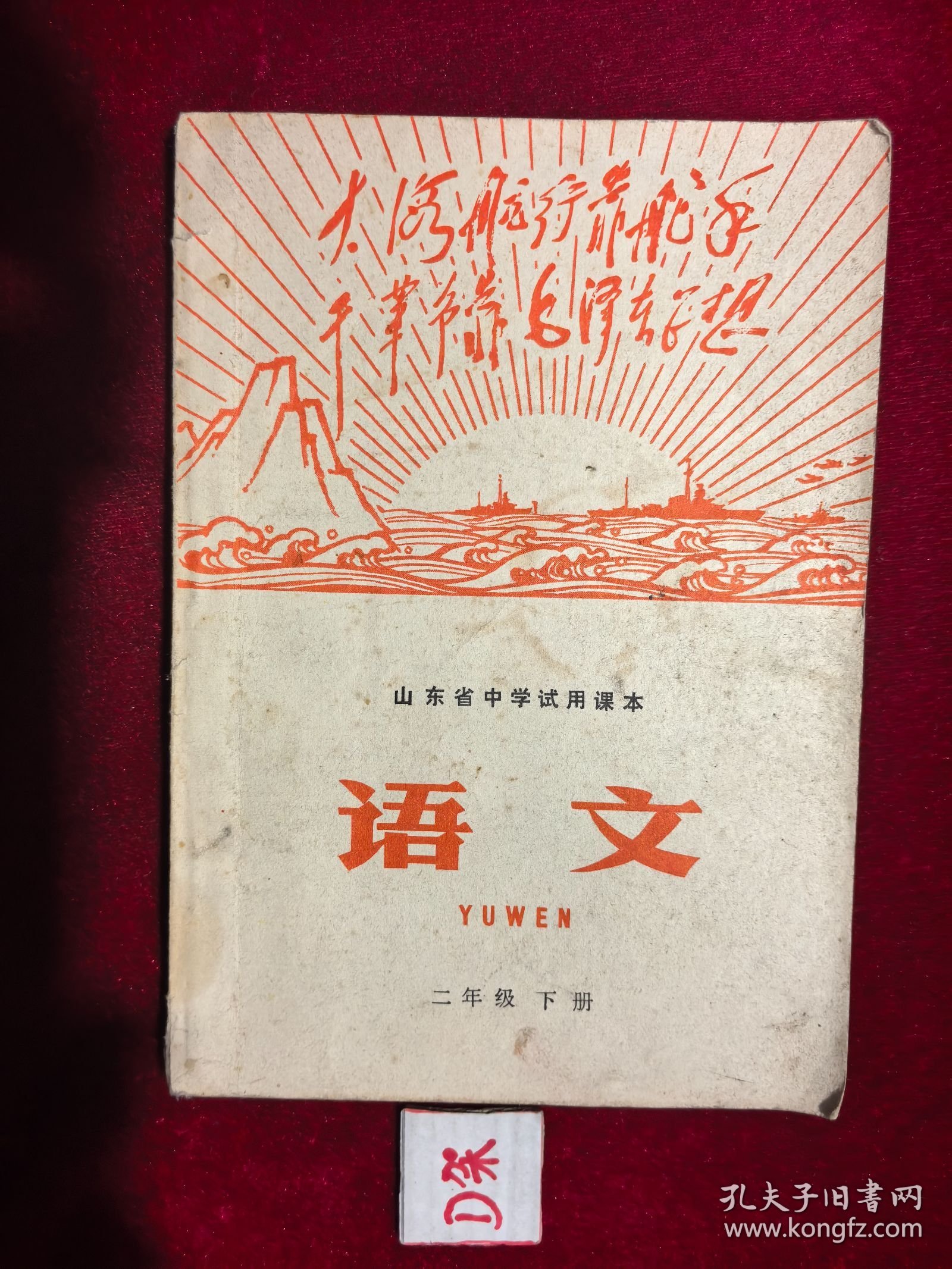 点击查看原图 山东省中学试用课本 语文 二年级 下