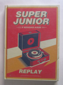 SUPER JUNIOR 8TH REP ACKAGE ALBUM REPLAY (有光盘)