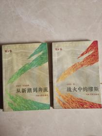 《从新潮到奔流》《战火中的缪斯》（19-20世纪中国文学思潮史第3卷第4卷）合售