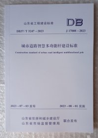 城市道路智慧多功能杆建设标准 山东省工程建设标准 DB37/T 5247-2023