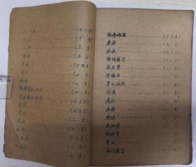 1959年油印本：全土纸【采风锦方集】（上集）一厚册全----内共收集476条秘方验方、江西赣州国药店编