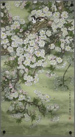 周中耀，花鸟作品（号素心斋主，湖南省长沙人）