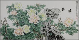 莫建成，生于甘肃省陇西县（花鸟画）