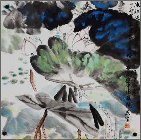刘原生，花卉画