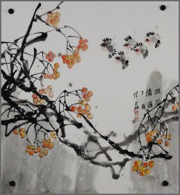 何乃磊，生于山东莒县（花鸟画）