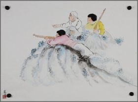 武艺，人物画，生于吉林省长春市