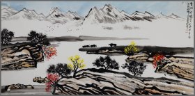 关伟，山水画