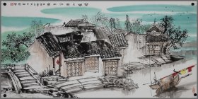 张省，山水作
