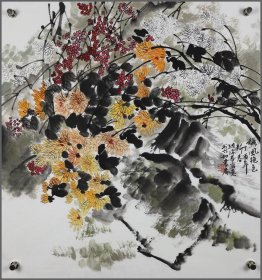 孙瑞春，花卉画（山东莒县人）