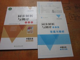 人教金学典 同步解析与测评 学考练 中国历史 八年级上册 人教版