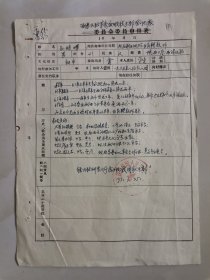 《大秦帝国》作者、国务院首批特殊津贴专家、著名作家、学者 孙皓晖 早期极为珍贵手稿3页4面，关于介绍经历等。（1971年2页3面，1980年1页。）