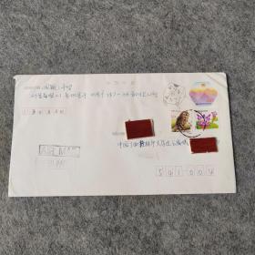 集邮老信封 2011年韩国实寄封