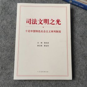 司法文明之光 十论中国特色社会主义审判制度
