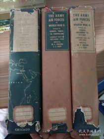 THE ARMY AIR FORCES IN WORLD WAR II 英文原版 3本合售