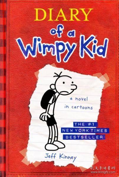 Diary of a Wimpy Kid 原版漫绘本，基本算全新。精装本