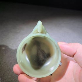 旧藏和田玉杯子 摆件 9.19