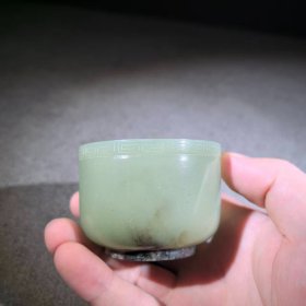 旧藏和田玉杯子 摆件 9.19