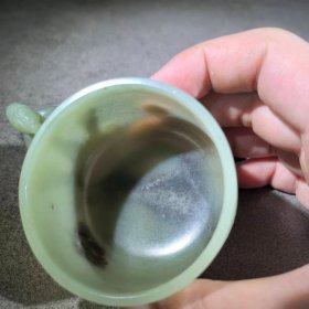旧藏和田玉杯子 摆件 9.19
