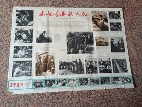 新上1-10、知青题材-乐把青春献人民--记下乡知识青年吴献忠，辽宁画刊1974.1（总第三期），辽宁人民出版社，1974年1月1版1印，规格全开，9品。