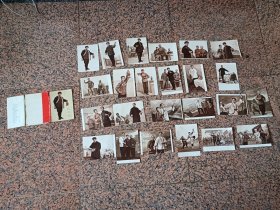 样板戏1-117、革命现代京剧《红灯记》水粉画一套24张全、上海市出版革命组，1970年一版2印，规格32开，185*132MM，9品。