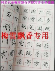 庞中华现代硬笔字帖