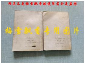 雌凤狂龙上下2册全 司马翎老武侠罕见版本 青海出版社老武侠 原书 下集书口有少许污渍