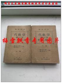 日文原版书 精说新版代数学学び方考ヘ方と解き方上下2卷全  藤森良藏 藤森良夫共著 东京考ヘ方研究所 昭和十一年1936年版