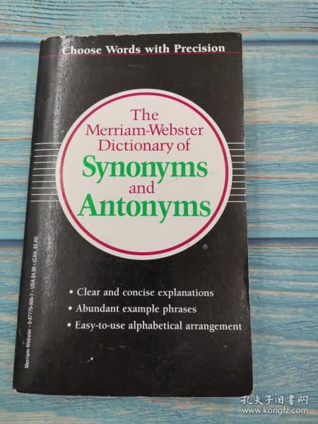 The Merriam-Webster Dictionary of Synonyms and Antonyms